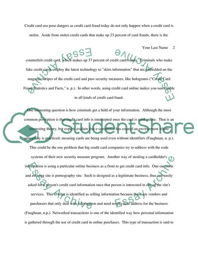 Credit Card Security