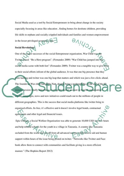 Social Media is the Latest Instrument for Social Change