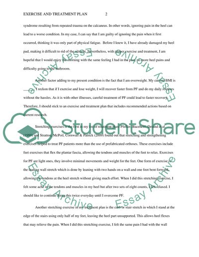 Diet and Exercise Plan