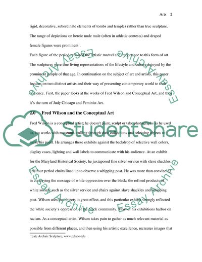 Fred Wilson and the Conceptual Art