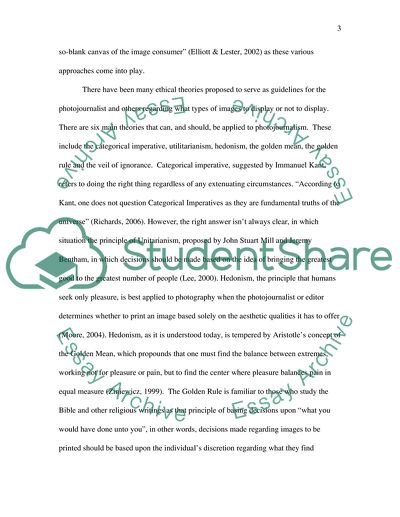 The Ethics behind Photojournalism