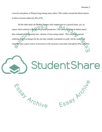 The Culture of Ghosts in the Six Dynasties Period