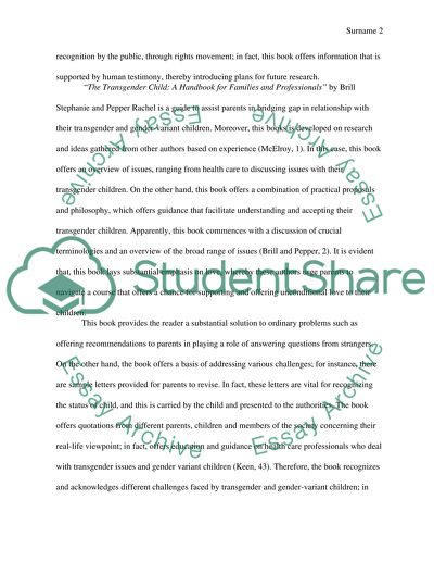 The psychological aspects of transgenderism