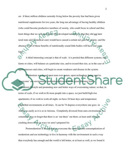 Education and the Transition to a Postmodern World by David Orr