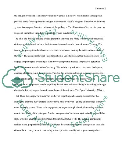 Compare and contrast the biological processes underlying innate and adaptive immunity
