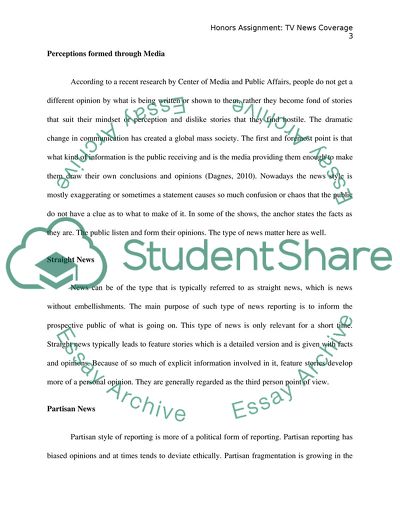 Democratic Theory/Public Opinion: TV News Coverage