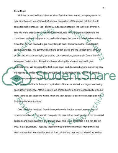 Teamwork Relationships