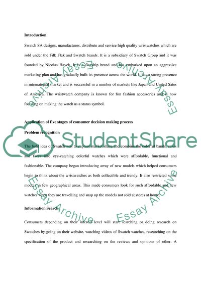 Stages of Consumer Decision-Making Process