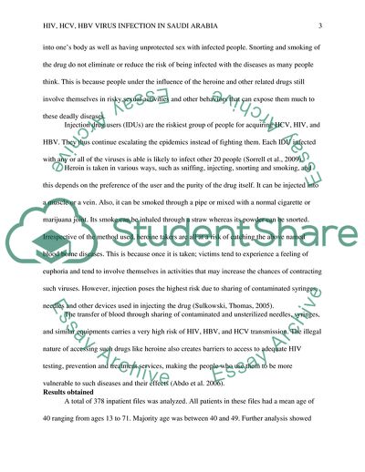 HIV, HCV, HBV Virus Infection Prevalence among Heroin Addicts in Central Region of Saudi Arabia