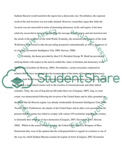 Democracy in the Middle East: : The answer for a better future for the Arab World