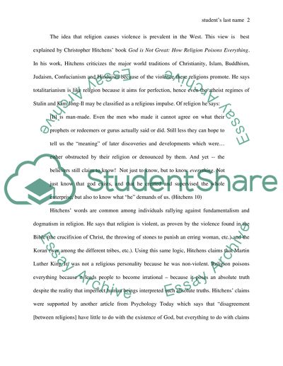 Religion - Religious Violence