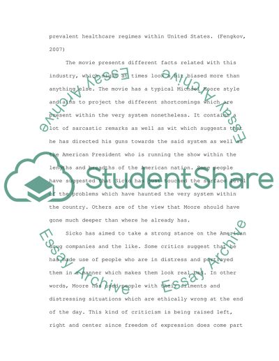 Sicko by Michael Moore