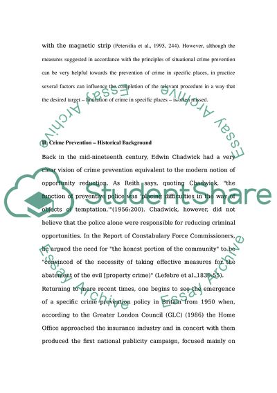 What are the limitations of situational crime prevention