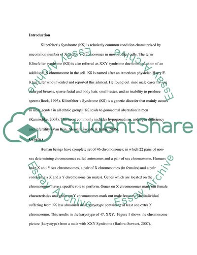 Klinefelters Syndrome