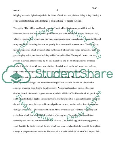 Reviews of the Articles about Global Problems