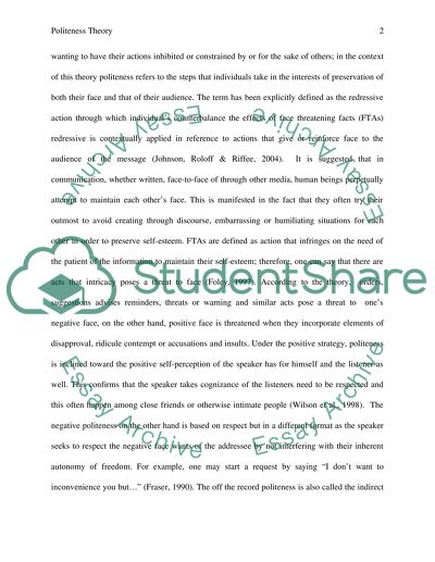 Phd thesis politeness