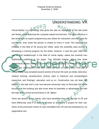 virtual reality essay topics