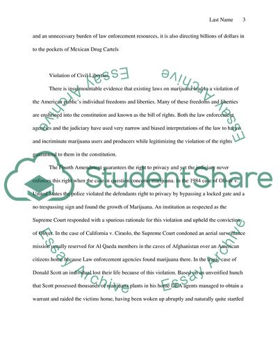 Legalization of Marijuana in California