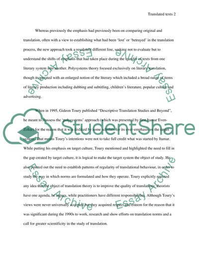 Translation as a normgoverned activity