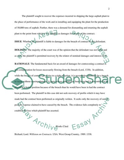 Williston on Contracts