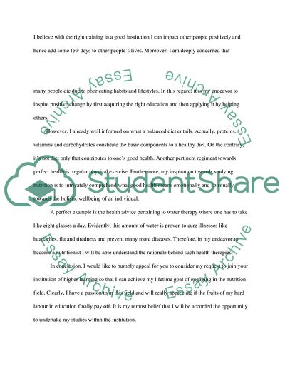 UCCS personal statement