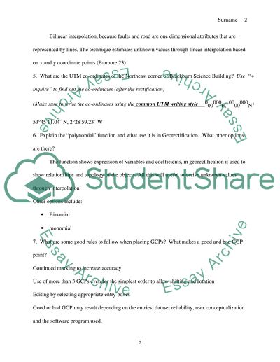 Lab Assignments for remote sensing