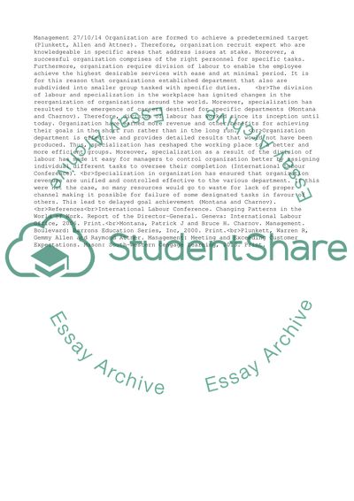 MGT 601: WEEK 3 DQ 1