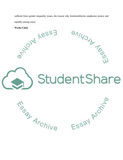 Feminist and Virtue theory