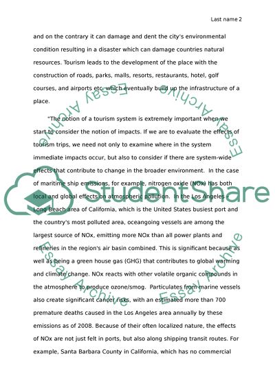 The environmental impacts of Los Angeles