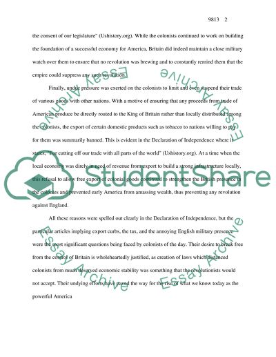 Independent from England