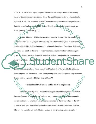 Employee Voice Within the Workplace and Organisations