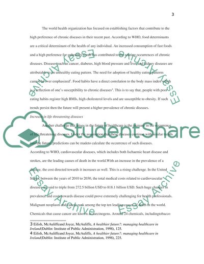 The challenges and opportunities for healthcare services in the future