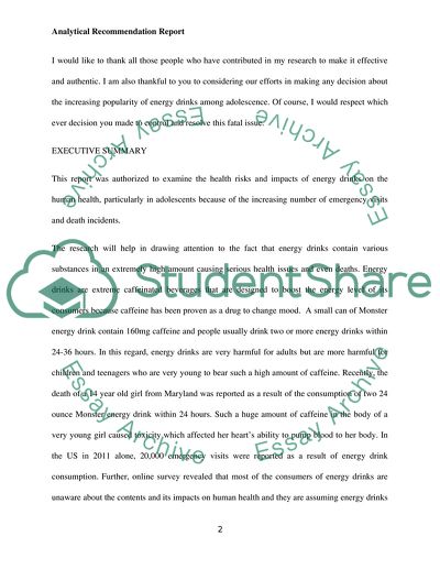 The Need Of Imposing Age Limit On Energy Drinks