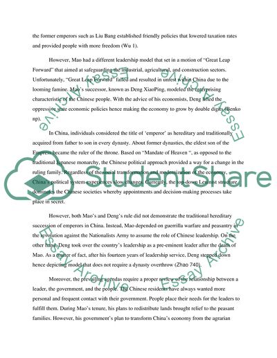 Mao and Dynastic History