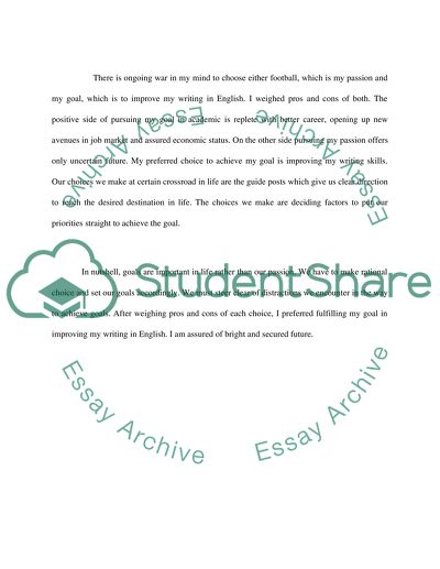 My Writing Skills in English