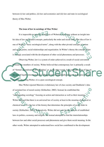 Law Relationships with the Concepts of Politics, State and Economy