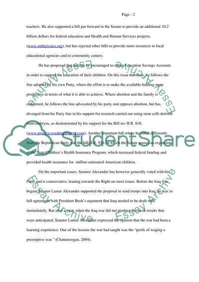 Senator Lamar Alexander