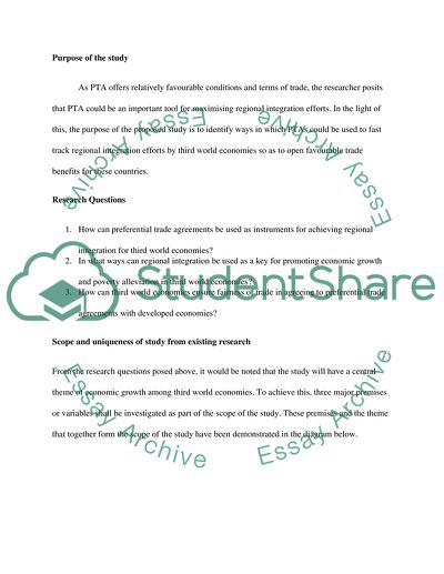 Preferential Trade Agreement and Third World Economies