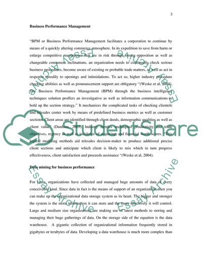 Knowledge Management to Support Business Performance