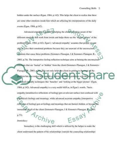 Types of Empathy Used in Counseling
