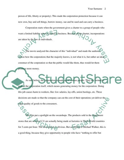 Corporations and a Sustainable World