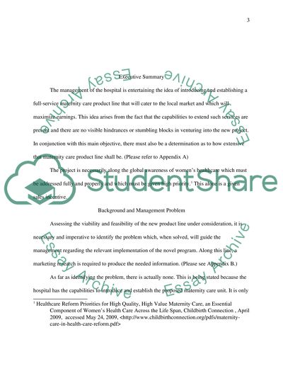 A New Maternity Care Product Line