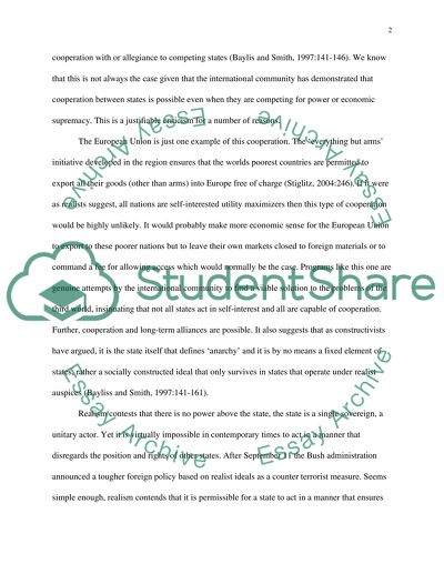 Realism essay
