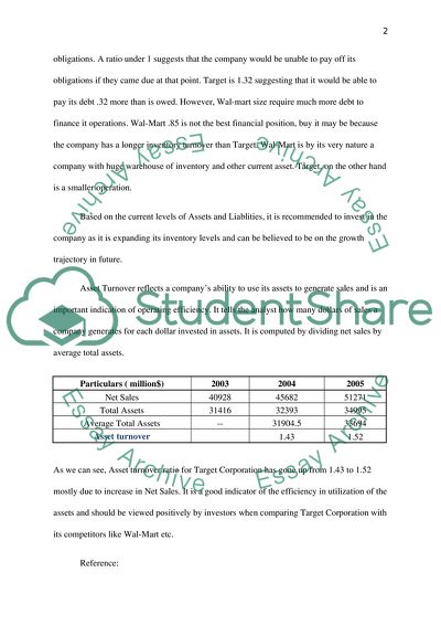 target stock analysis on net target corporation financial analysis