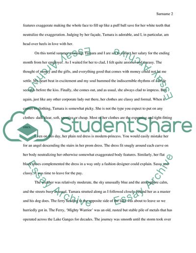 Descriptive writing