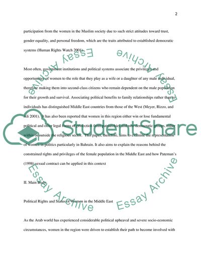 Ladies in Politics in Bahrain