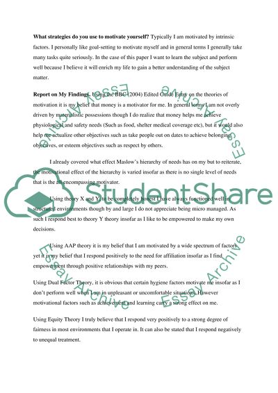 Motivation and Motivation Strategies-PSY