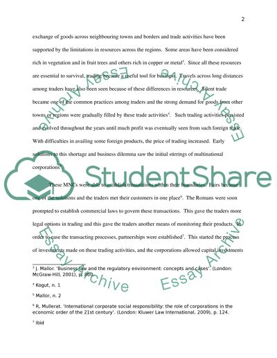 The Rise of Multinational Corporations