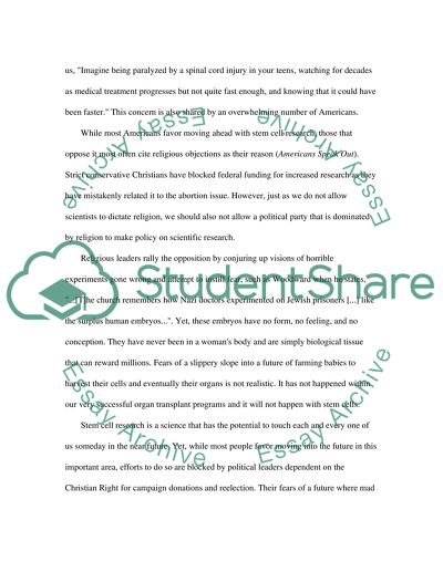 Stem Cell Research and Applications