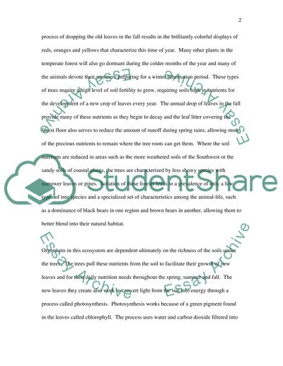 essay of temperate zone